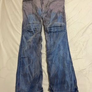 Robin's Jean Moto Distressed Washed Tie Die Men’s Denim Pants Size 42